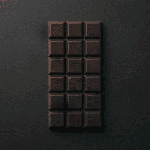 produktbillede af en plade ren mørk chokolade